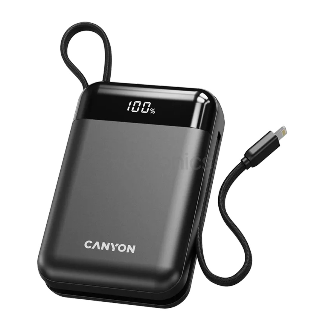 Canyon OnPower 204, 20000 mAh, must - Akupank