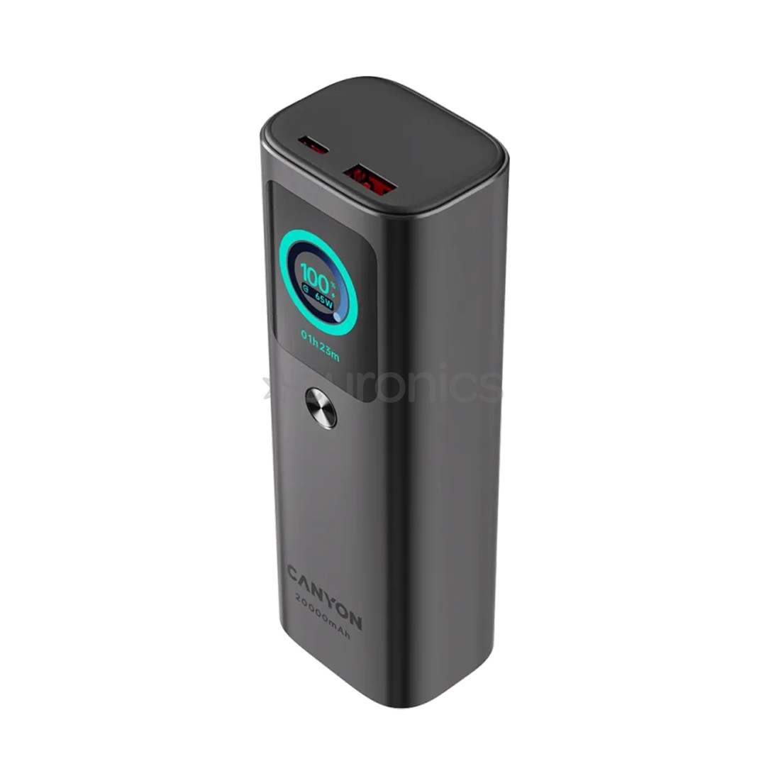 Canyon OnPower 265, 20000 mAh, must - Akupank