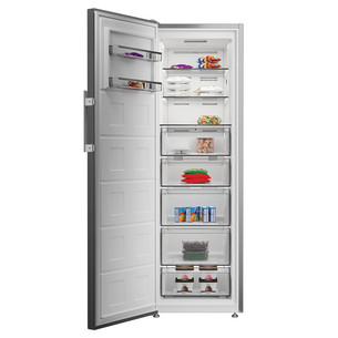 Whirlpool, 286 L, height 187 cm, silver - Freezer