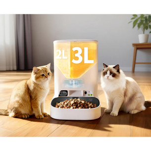 Petkit YumShare Dual-hopper 2, белый - Автоматическая кормушка для домашних животных с камерой