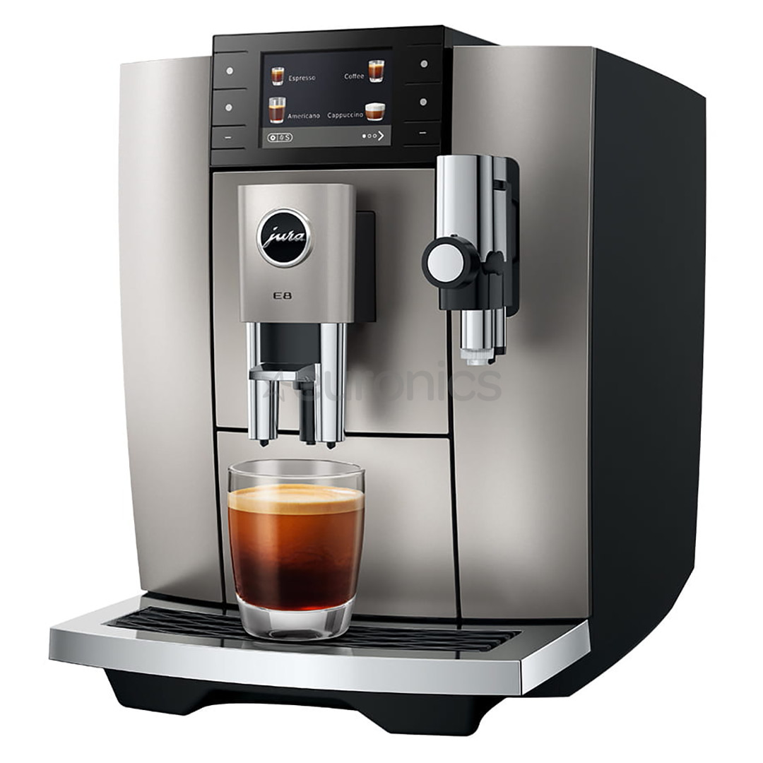 JURA E8 Midnight Silver (ED), hõbedane - Espressomasin