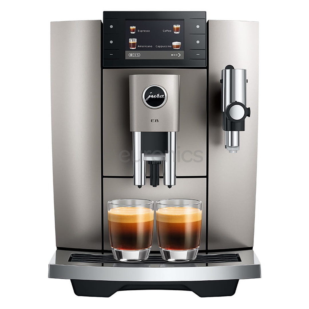 JURA E8 Midnight Silver (ED), hõbedane - Espressomasin