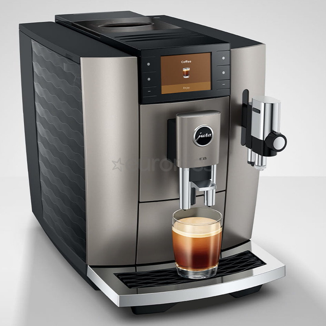 JURA E8 Midnight Silver (ED), hõbedane - Espressomasin