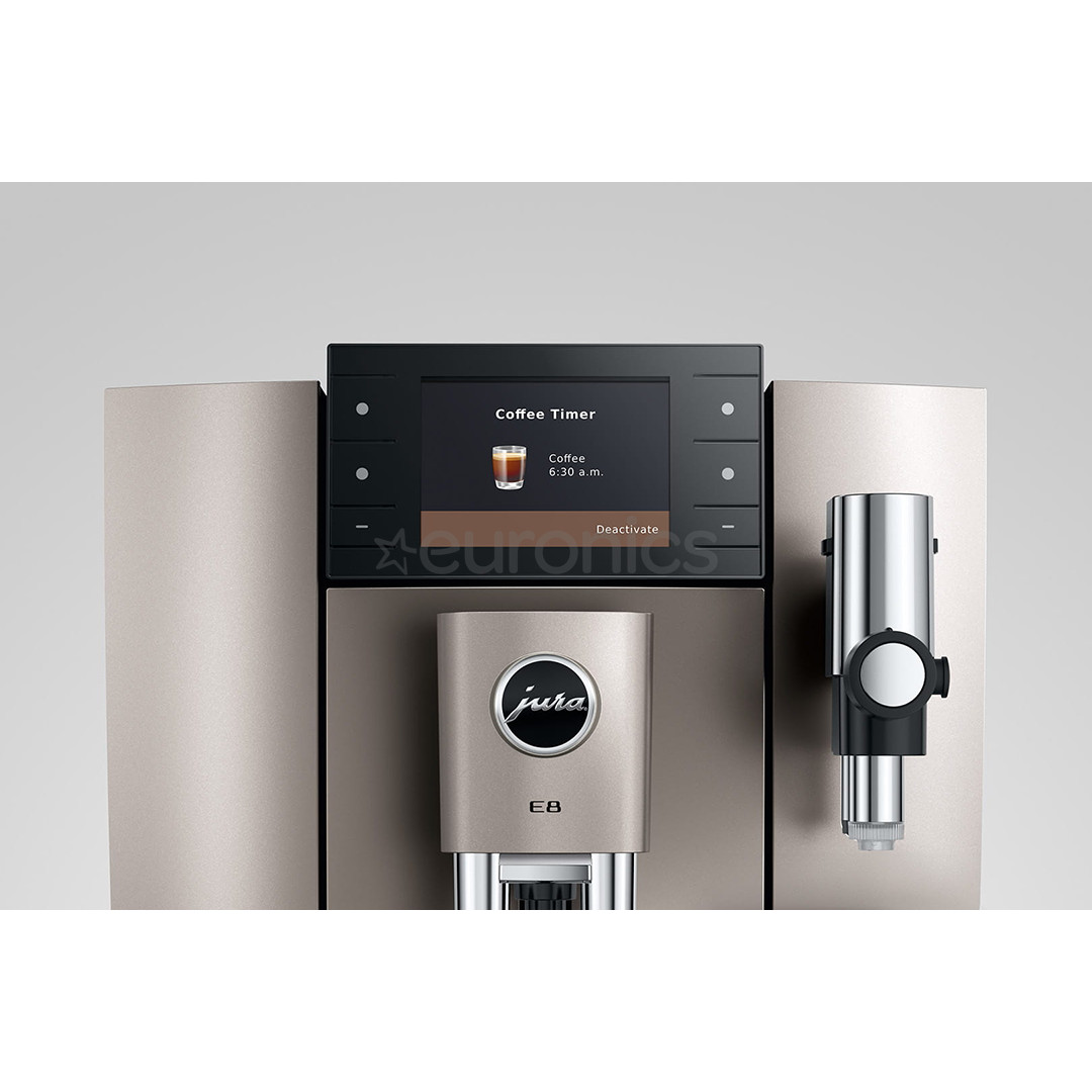JURA E8 Midnight Silver (ED), hõbedane - Espressomasin