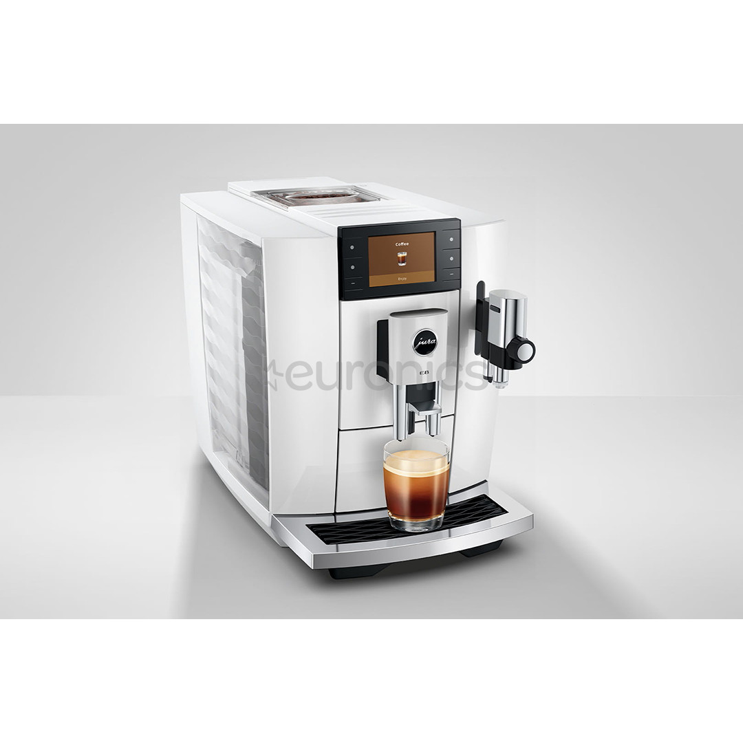 JURA E8 Piano White (ED), valge - Espressomasin