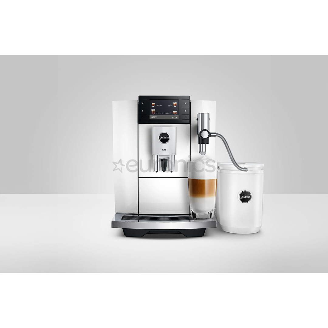 JURA E8 Piano White (ED), valge - Espressomasin