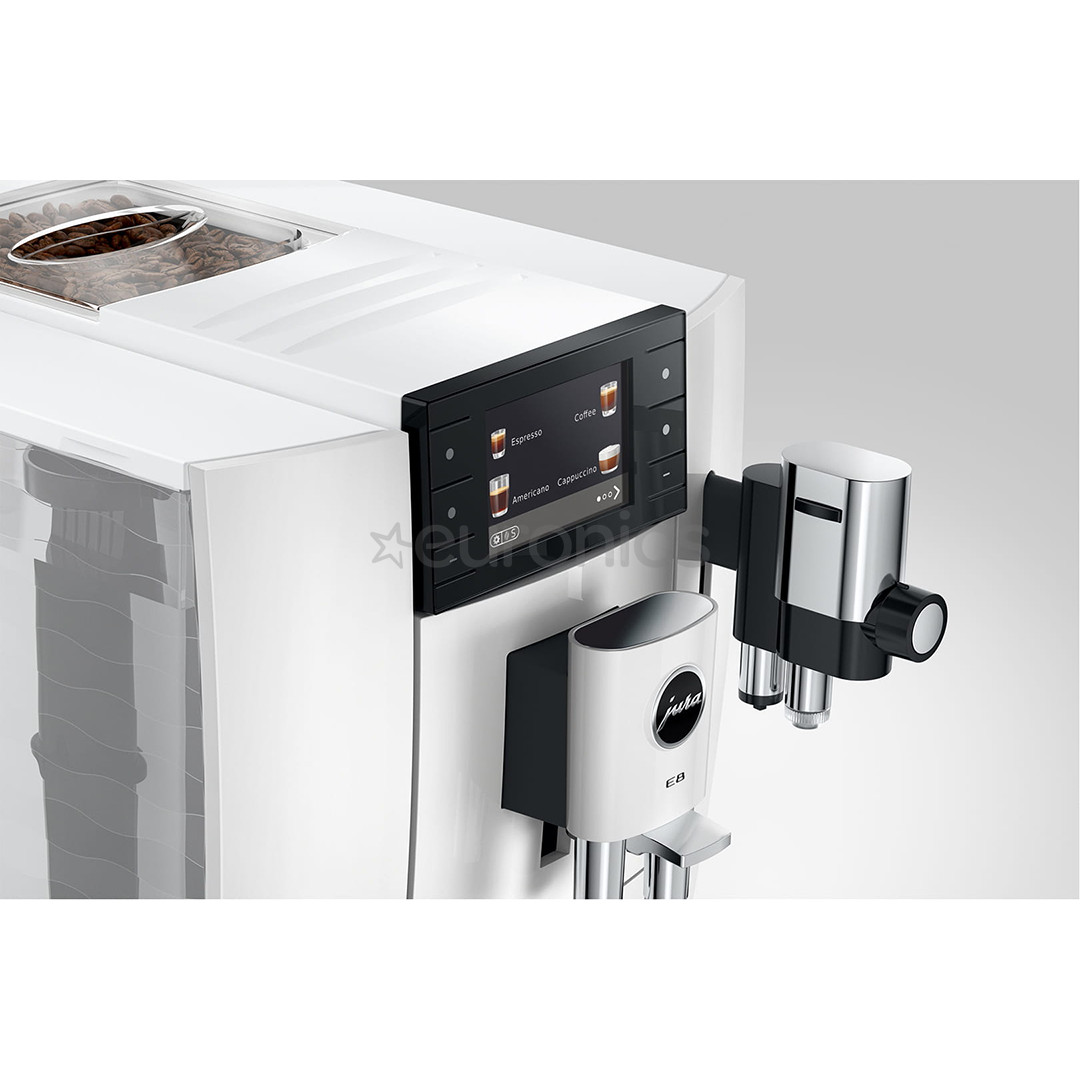 JURA E8 Piano White (ED), valge - Espressomasin
