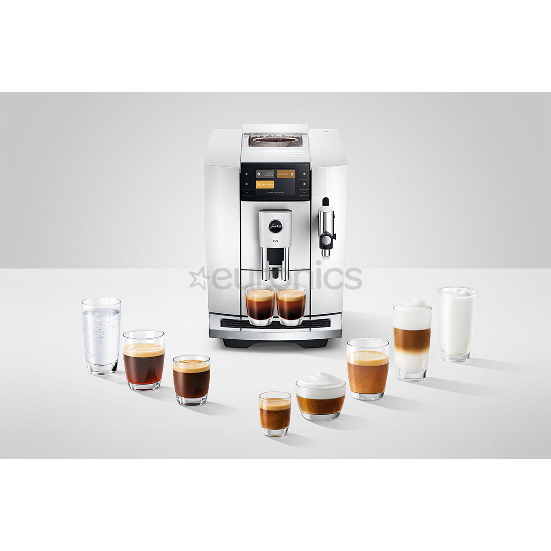 JURA E8 Piano White (ED), valge - Espressomasin