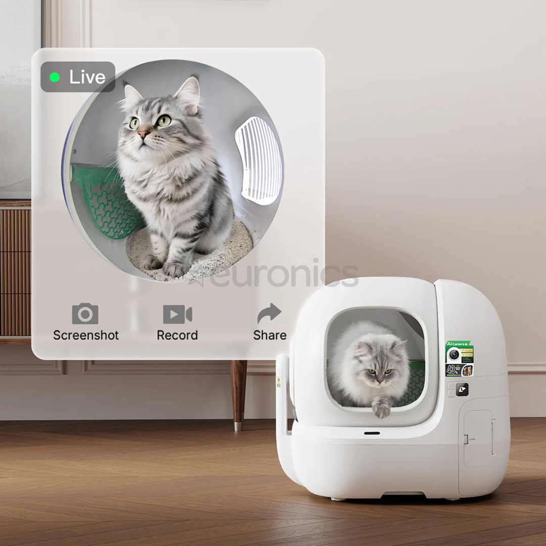 Petkit Purobot Max Pro 2, белый - Автоматический кошачий туалет