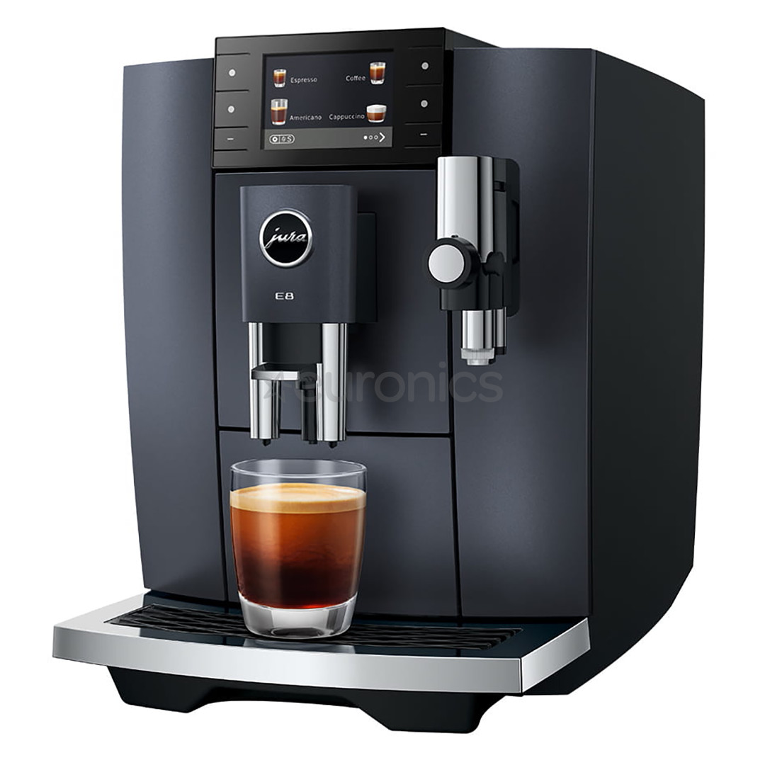 JURA E8 Cosmic Black (ED), must - Espressomasin