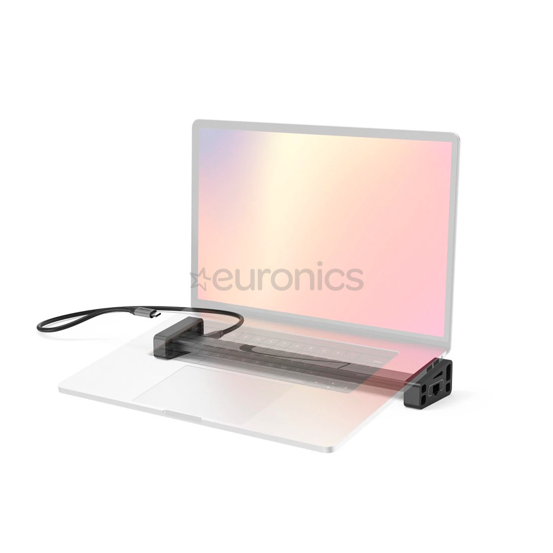 Hama Connect2Office, USB-C, 12 ports, 100 W, gray - Docking station