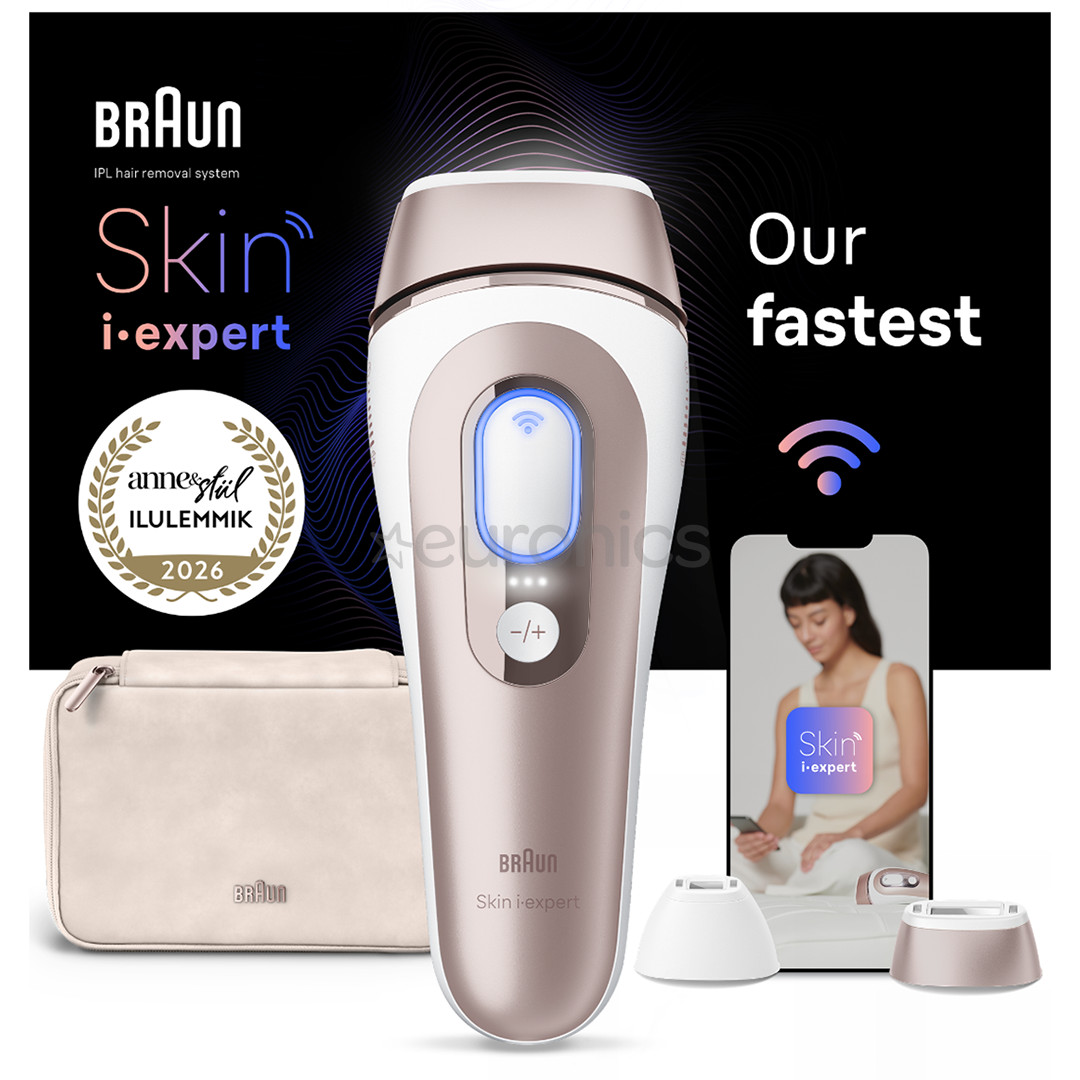 Braun IPL Skin i-Expert Pro 7 PL7147, white/golden - IPL hair removal device
