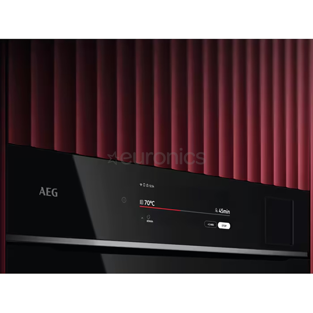 AEG ProAssist SteamPro 9000 Series, 70 л, черный - Интегрируемый паровой духовой шкаф