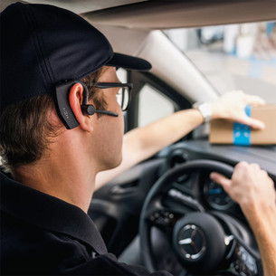 Fixed Talk Pro, must - Juhtmevaba peakomplekt