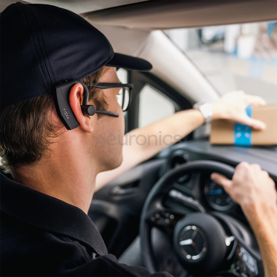 Fixed Talk Pro, must - Juhtmevaba peakomplekt