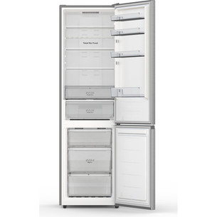 Hisense, Total No Frost, 336 L, height 202 cm, grey - Refrigerator