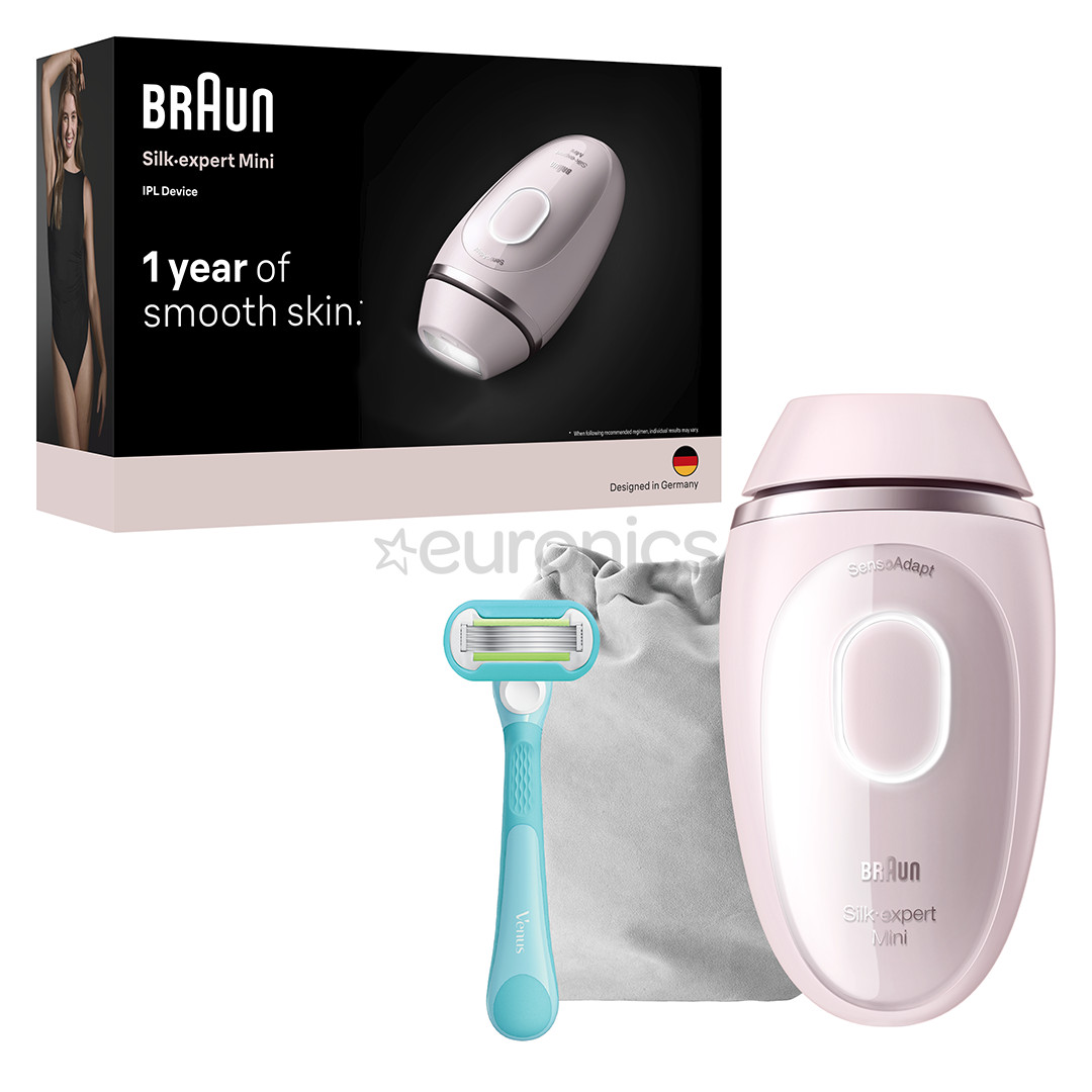 Braun Silk-expert Mini, roosa - Fotoepilaator