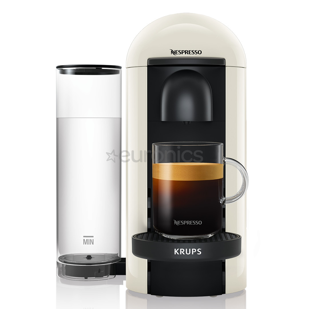 Krups Nespresso Vertuo Plus, white - Capsule coffee machine