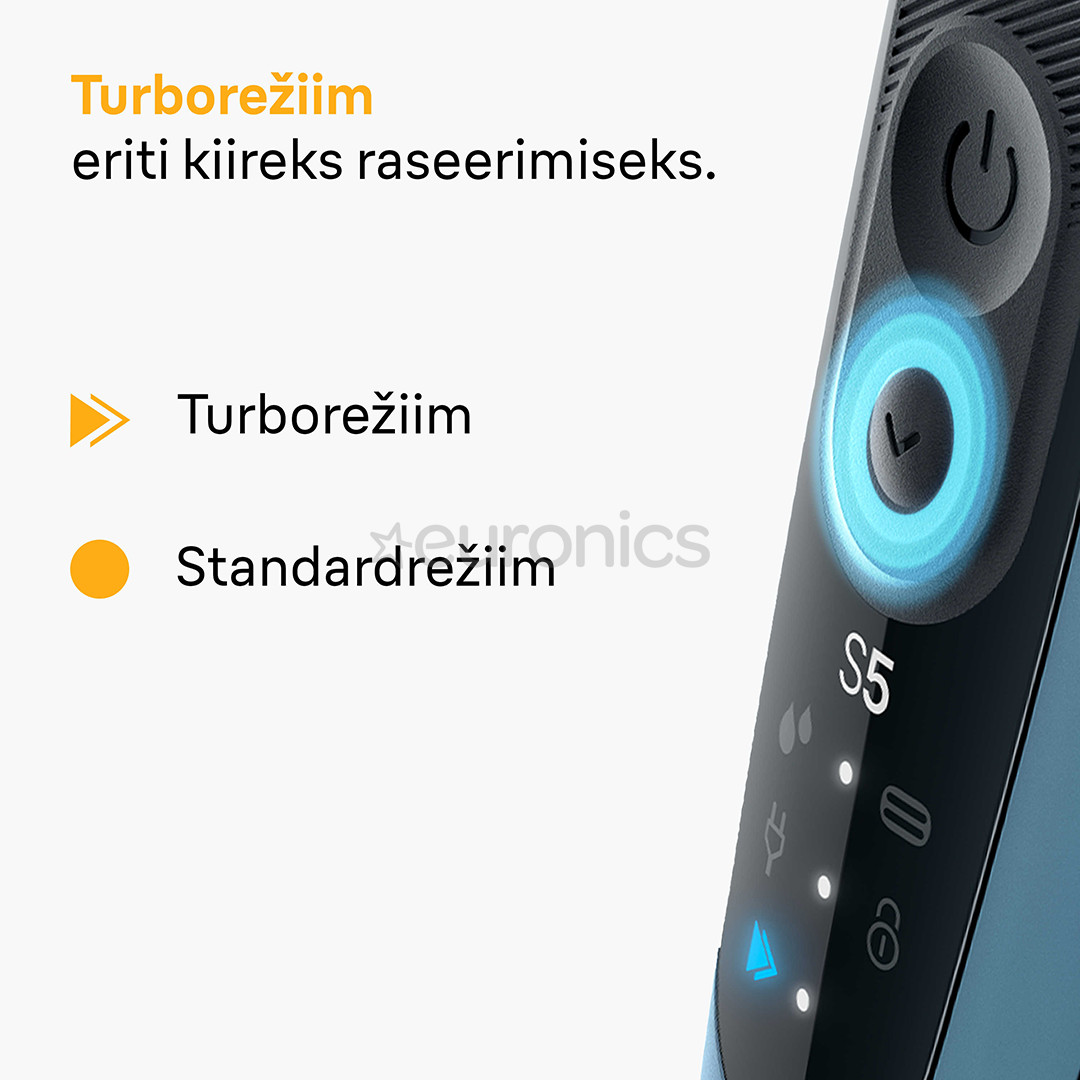 Braun Series 5, Wet & Dry, синий - Бритва