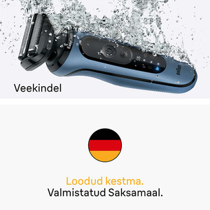 Braun Series 5, Wet & Dry, синий - Бритва