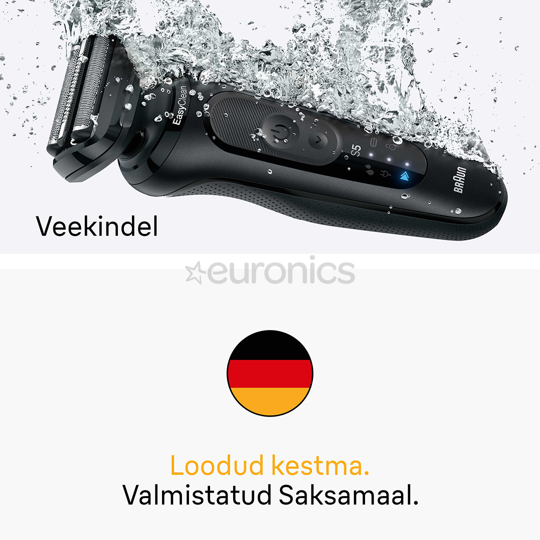 Braun Series 5, Wet & Dry, черный - Бритва