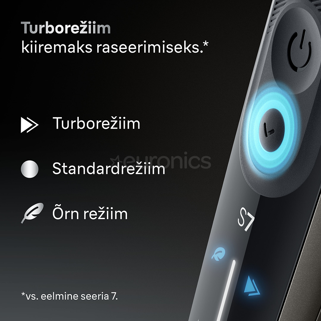 Braun Series 7, wet & dry, brown - Shaver