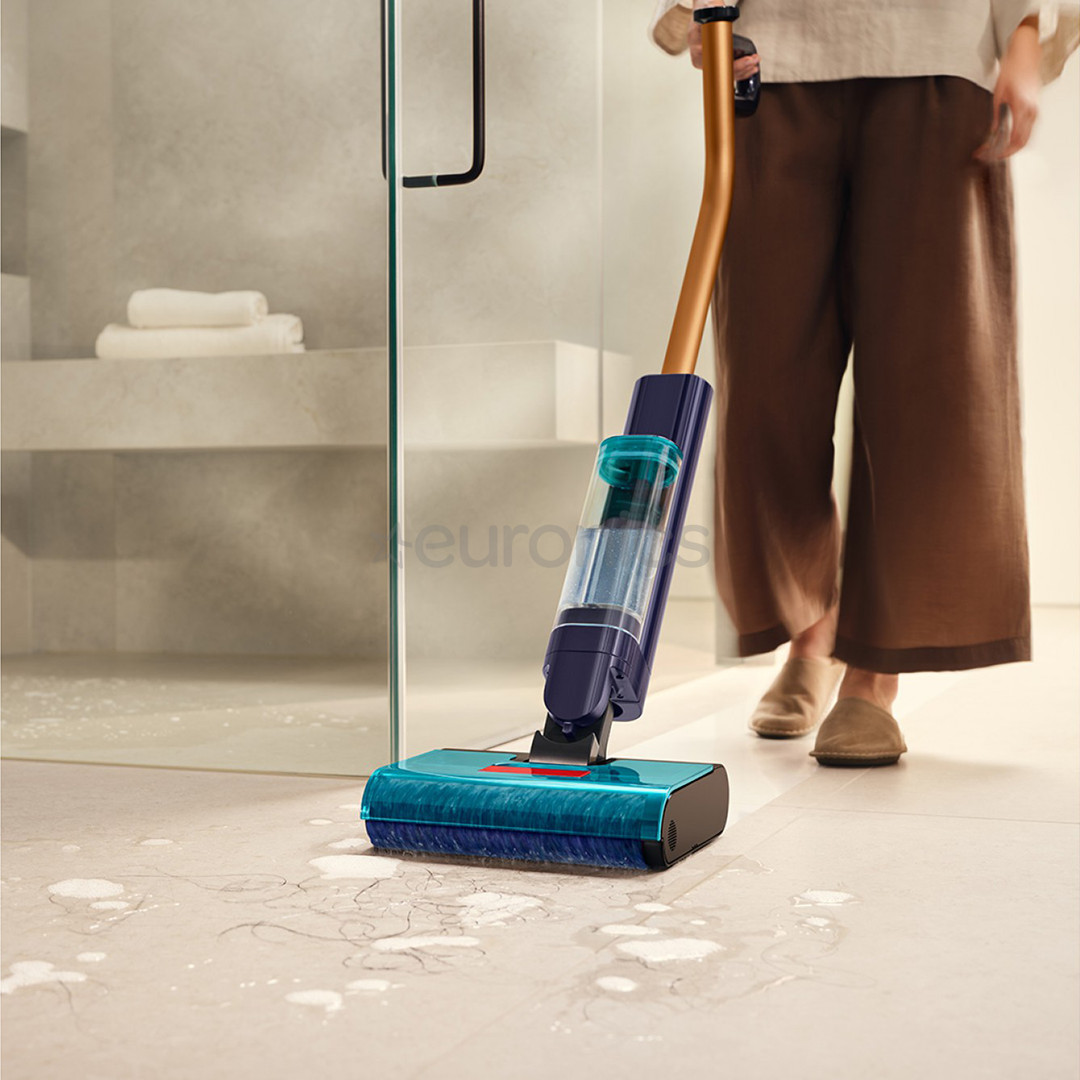 Dyson WR03 Clean + Wash Hygiene, Wet & Dry, blue/copper - Cordless hard floor cleaner
