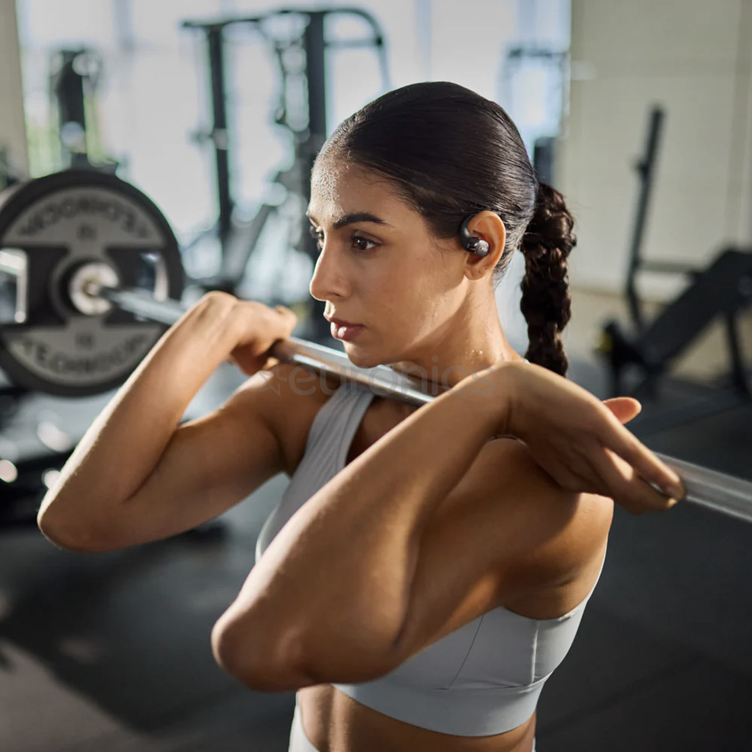 Shokz OpenFit 2+, must - Juhtmevabad kõrvaklapid