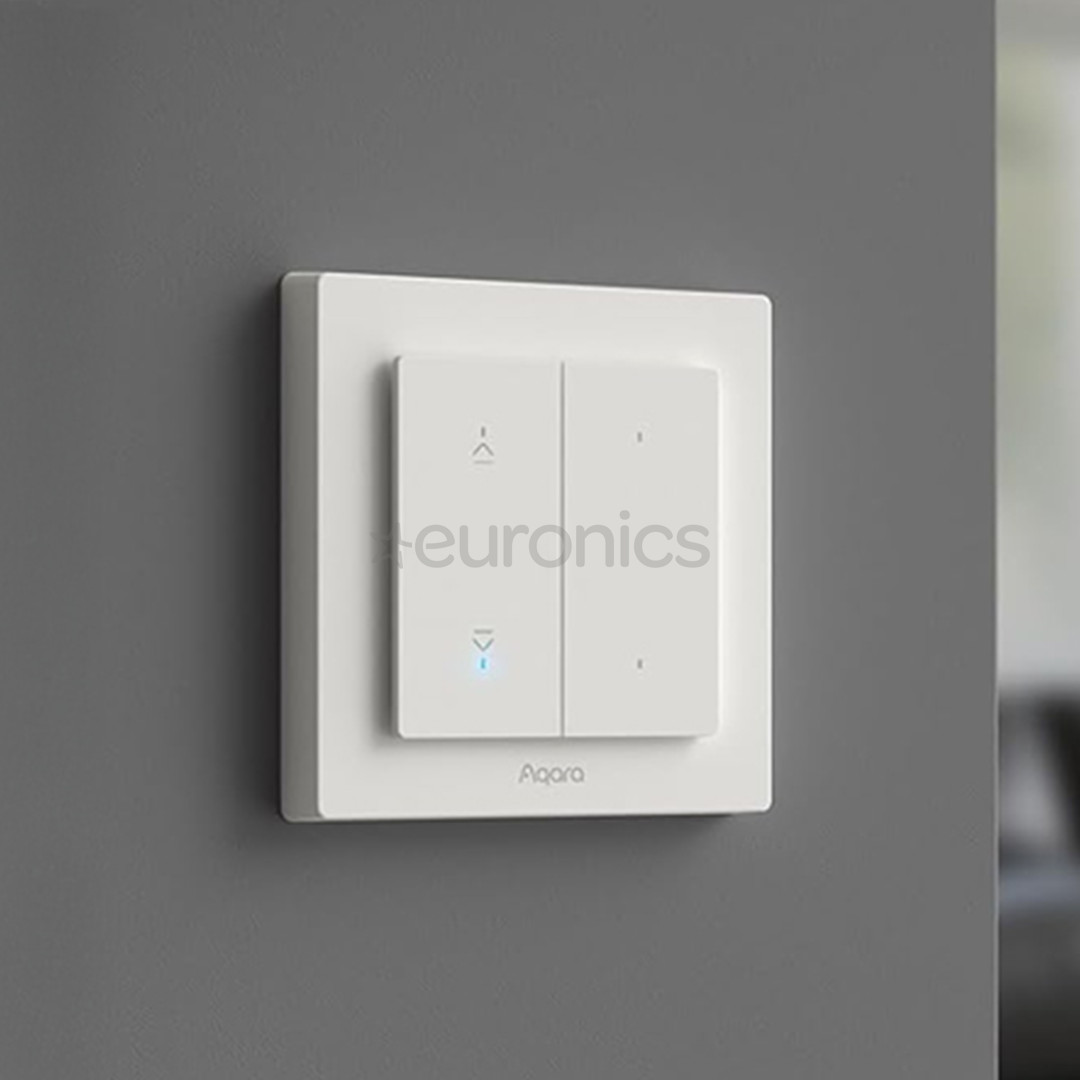 Aqara Shutter Switch H2 EU, white - Smart wall switch