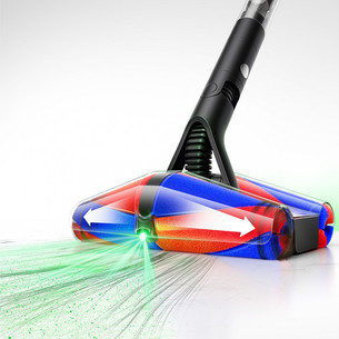 Dyson PencilVac Fluffycones™, must/hall - Juhtmevaba varstolmuimeja