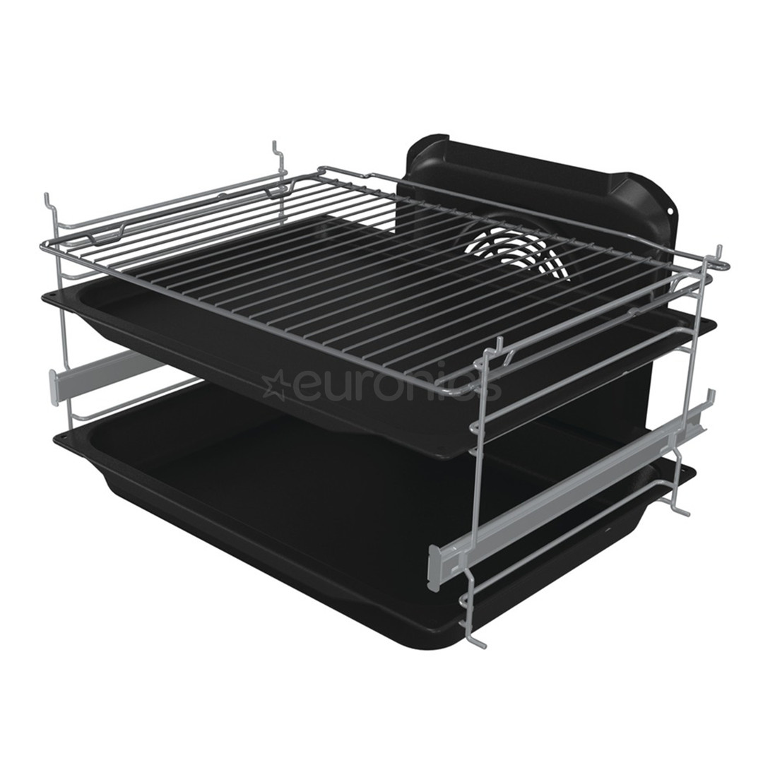 Gorenje, 71 L, laius 60 cm, valge - Gaasipliit elektriahjuga