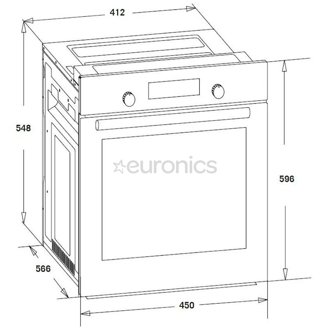 Schlosser, 47 L, hall - Integreeritav ahi