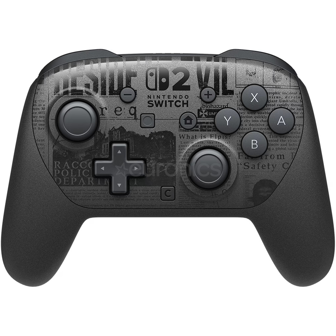Nintendo Pro Controller Resident Evil Requiem Edition, Nintendo Switch 2, must - Juhtmevaba pult