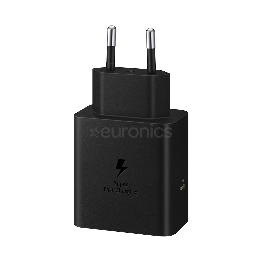 Samsung Power Adapter, USB-C, 60 W, must - Laadija