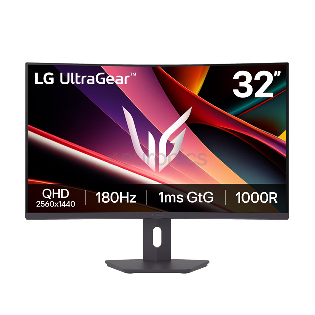 LG UltraGear G600A, 32'', QHD, VA, 180 Hz, nõgus, must - Monitor 32G600A-B