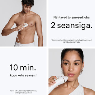 Braun Silk-expert Pro 5, белый/золотистый - Фотоэпилятор