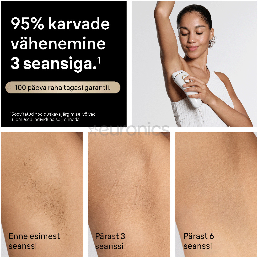 Braun Silk-expert Pro 5, белый/золотистый - Фотоэпилятор