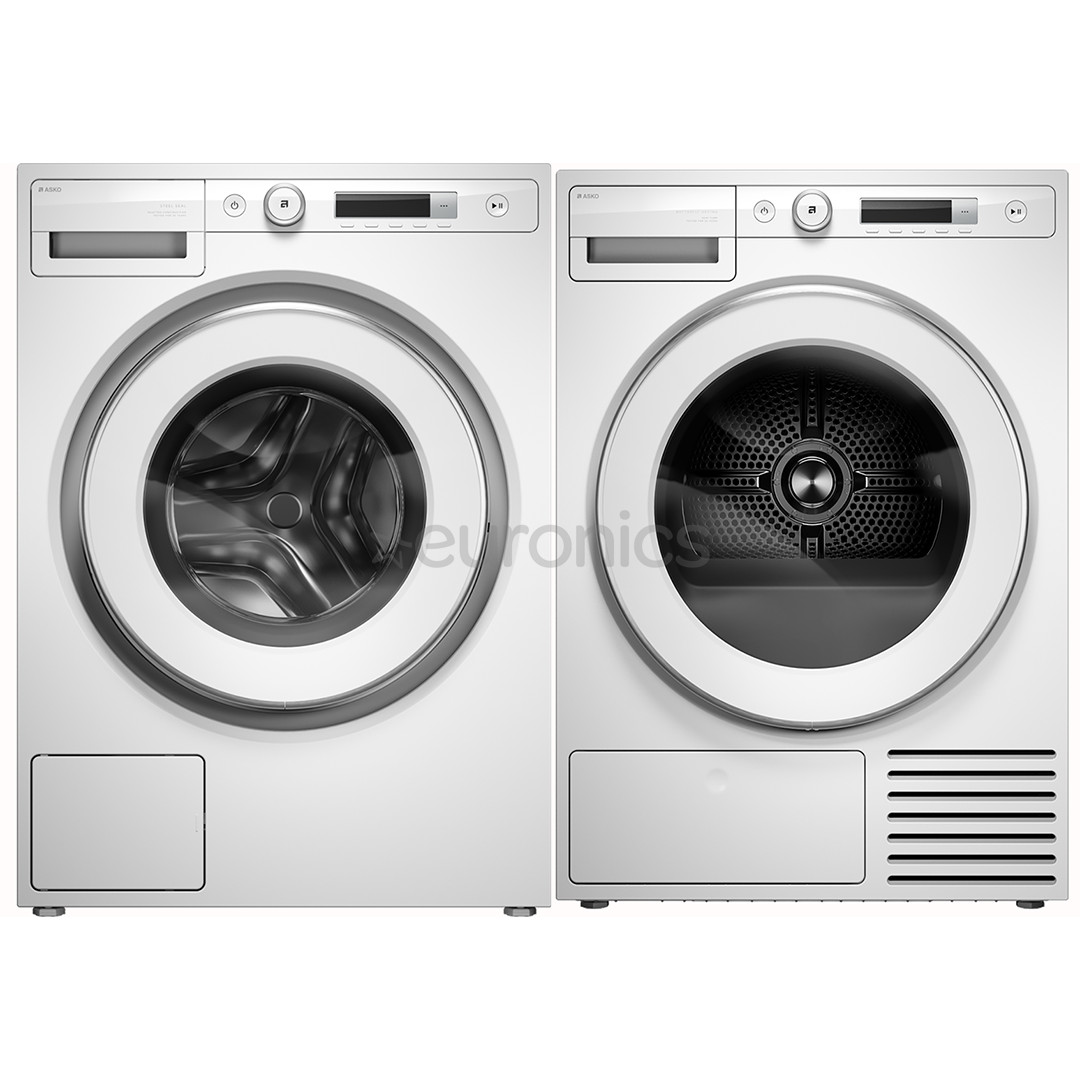 Asko, 9 kg + 8 kg - Washing machine + clothes dryer