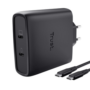 Trust Maxo, 100 W, USB-C, must - Laadija 25527