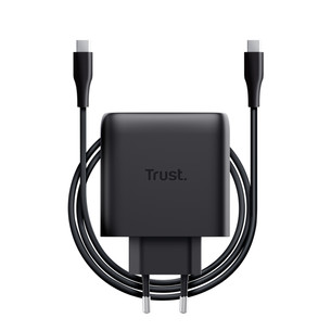 Trust Maxo, 65 W, USB-C, must - Laadija