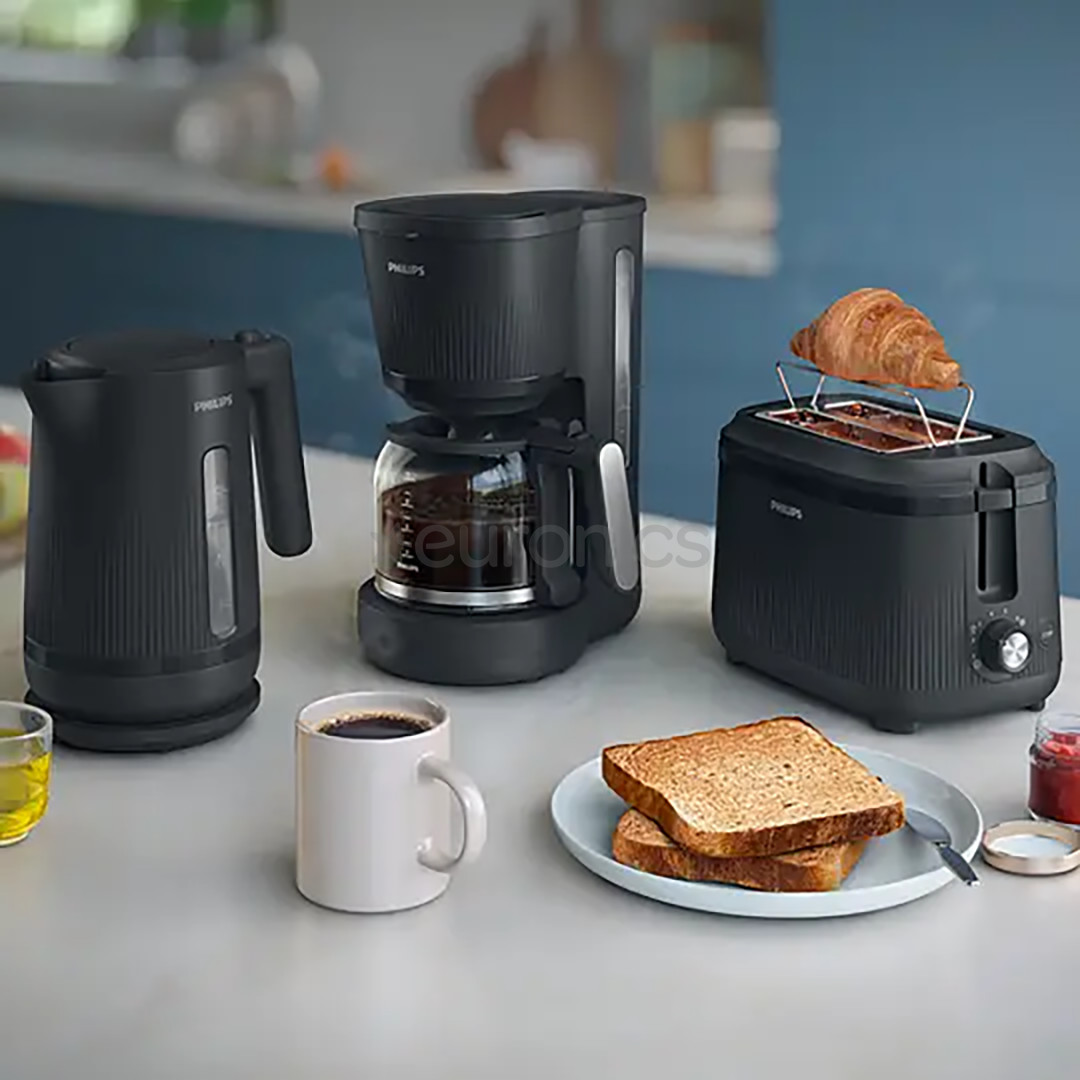 Philips 3000 Series, 830 W, black - Toaster