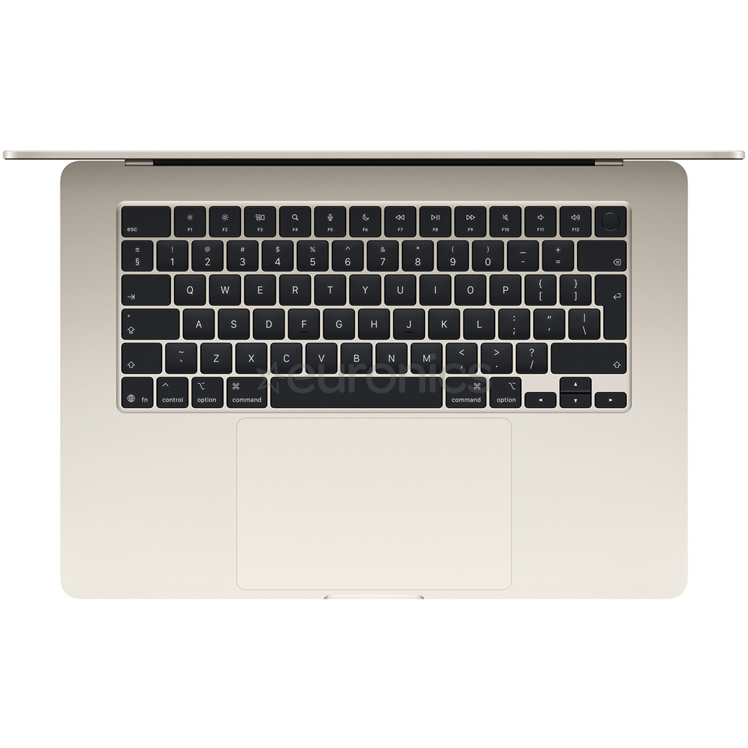 Apple MacBook Air 15 (2026), M5, 10C/10C, 16 GB, 512 GB, ENG, kuldne - Sülearvuti