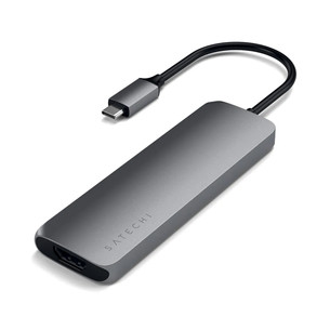 Satechi USB-C Multiport Pro Adapter, USB-A, USB-C, HDMI, SD, microSD, hall - Adapter