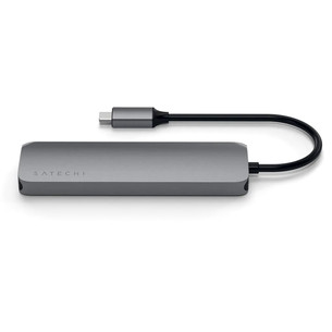Satechi USB-C Multiport Pro Adapter, USB-A, USB-C, HDMI, SD, microSD, hall - Adapter