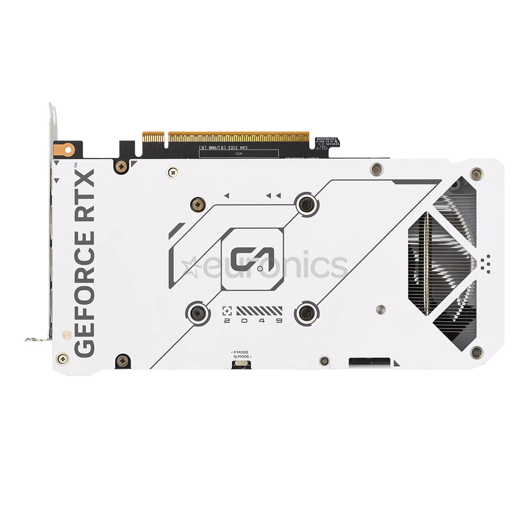 Asus NVIDIA GeForce RTX 5060, 8 GB, 128 bit, GDDR7, valge - Graafikakaart