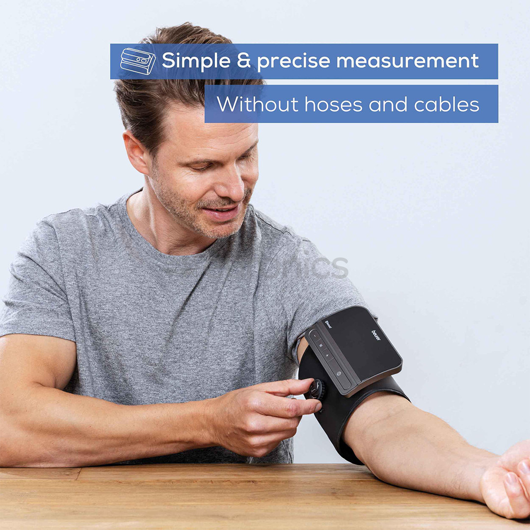Beurer easyLock, black/beige - Blood pressure monitor