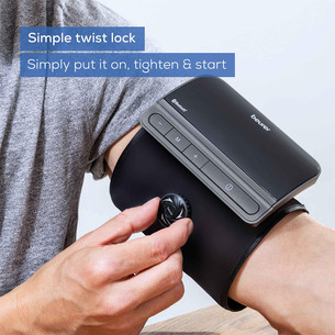 Beurer easyLock, black/beige - Blood pressure monitor
