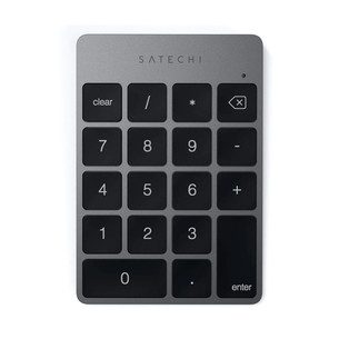 Satechi Aluminum Slim Bluetooth Keypad, space gray - Wireless keypad ST-KSALKPM