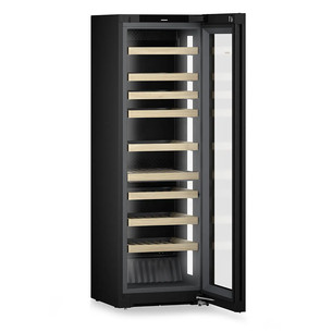 Liebherr Vinidor Selection, 106 бутылок, высота 186 см, черный - Винный шкаф