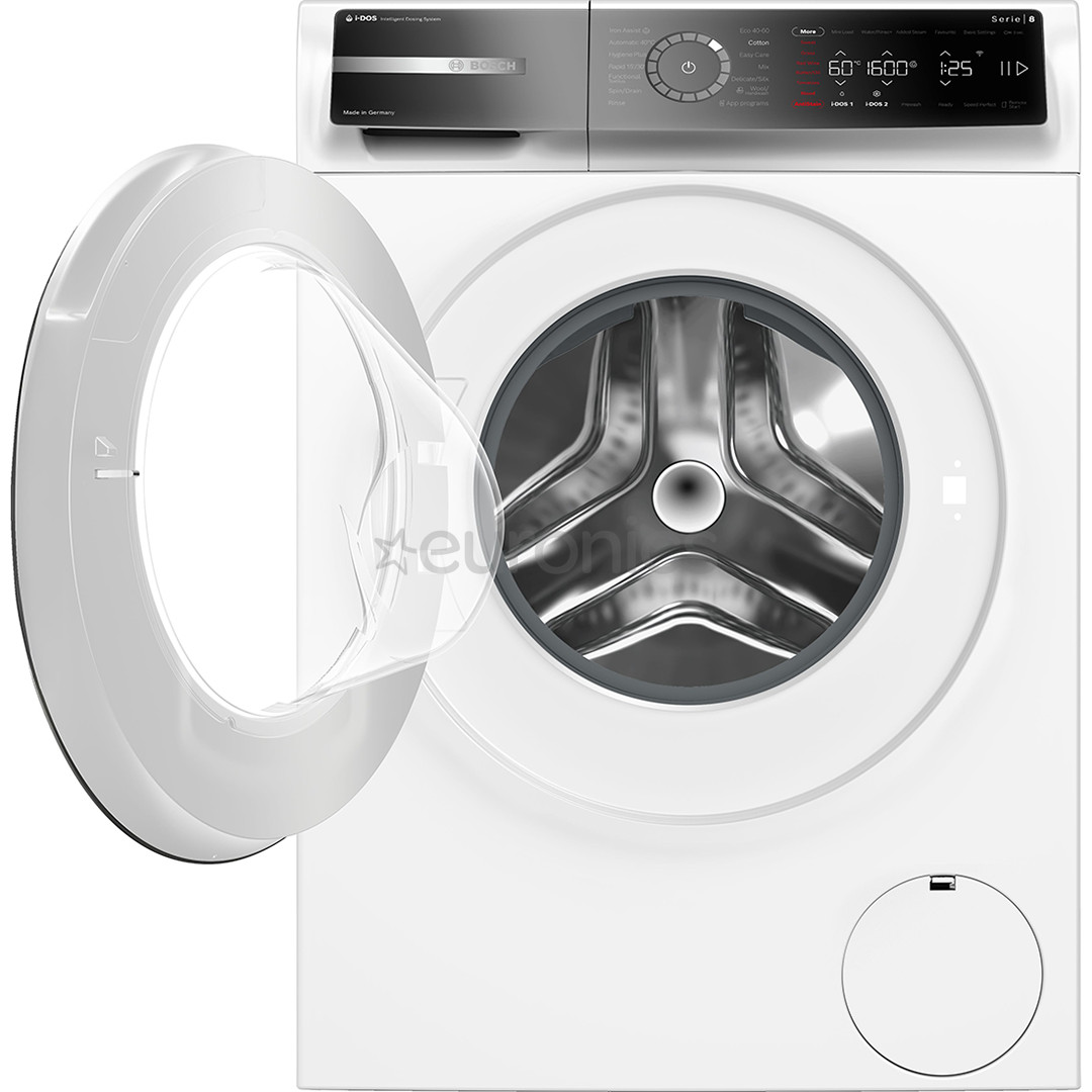 Bosch, Series 8, 11 kg, depth 59 cm, 1600 rpm - Front load washing machine